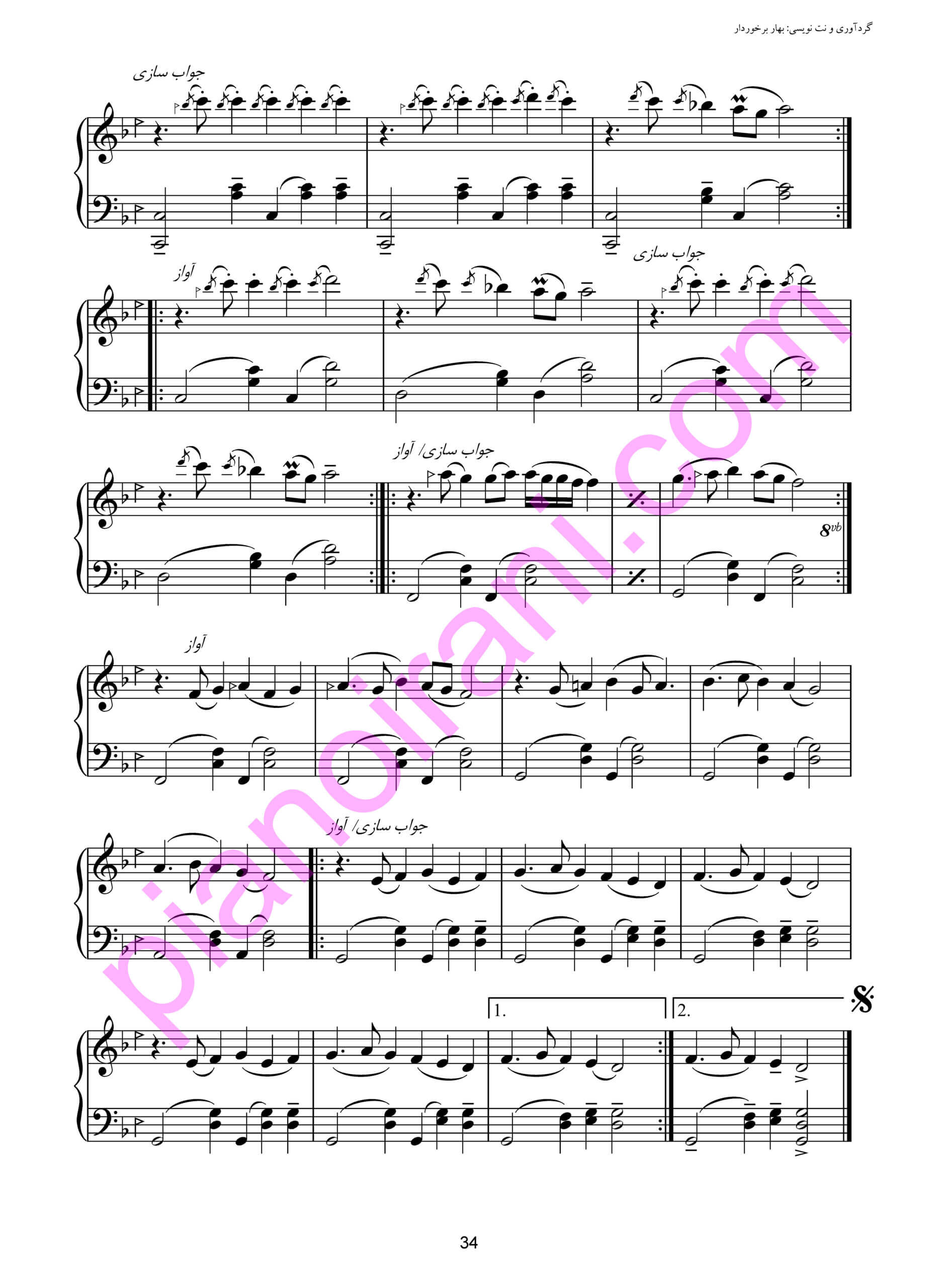 PDF Book of Mahjoubi's Piano and the Voice of Ghamarolmolouk Vaziri By Bahar Barkhordar - Image 8